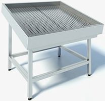 Стол для выкладки рыбы СВ-1100/1100/800-п