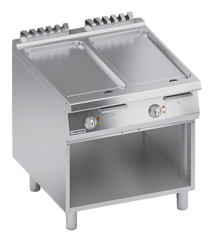Поверхность жарочная VEROTERM VT4FBEP10VVL 2 зоны, гладкая напольная