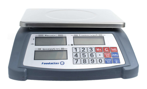 Торговые весы Foodatlas YZ-506 (15кг/1гр) фото 2