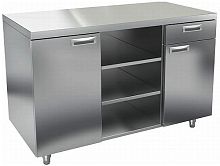 Стол-тумба СТРЯО-1200/600/850-п (2 полки)