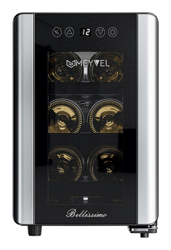 Винный шкаф MEYVEL MV06-BSF1 (easy) фото 4