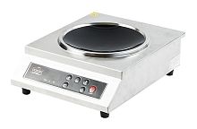 Плита индукционная Dukers IH3500M wok 3.5 кВт 350×450×135 мм черный, нерж. сталь