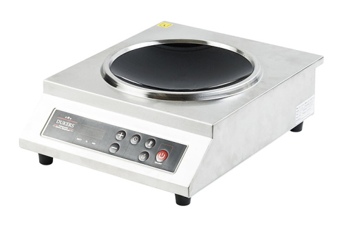 Плита индукционная Dukers IH3500M wok 3.5 кВт 350×450×135 мм черный, нерж. сталь