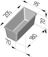 Форма хлебная Л10-4