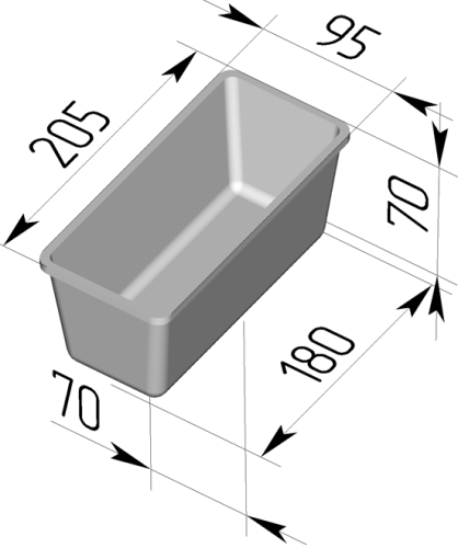 Форма хлебная Л10-4