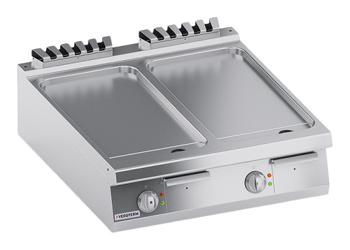 Поверхность жарочная VEROTERM VT4FBEP10TTL 2 зоны, гладкая настольная