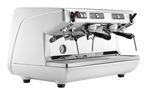 Кофемашина Nuova Simonelli Appia Life 2Gr S белая, высокие группы, экономайзер, полуавтомат