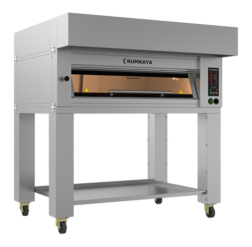 Печь подовая модульная Kumkaya EF 12080-1 с подставкой и вытяжкой