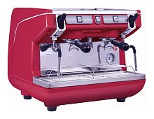 Кофемашина Nuova Simonelli Appia Life Compact 2 Gr S красная, высокие группы, экономайзер, полуавтомат