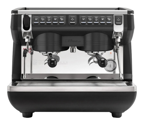 Кофемашина Nuova Simonelli Appia Life Compact 2 Gr V черная, высокие группы, экономайзер, автомат фото 2