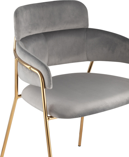 Стул Полин светло-серый фото 2