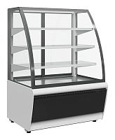 Витрина кондитерская Carboma K70 VV 0,9-1 Standard 9006-9005 (ВХСв - 0,9д Люкс Техно)