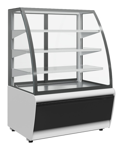 Витрина кондитерская Carboma K70 VV 0,9-1 Standard 9006-9005 (ВХСв - 0,9д Люкс Техно)