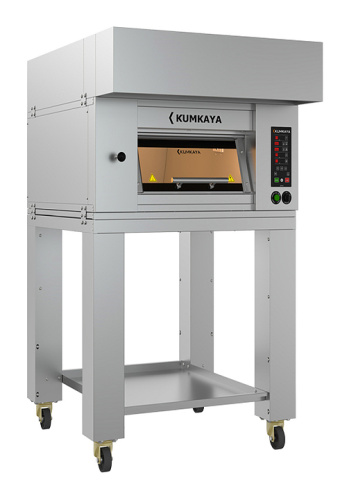 Печь подовая модульная Kumkaya EF 6080-1 с подставкой и вытяжкой
