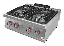 Плита газовая Vortmax SGK 78 4 конфорки