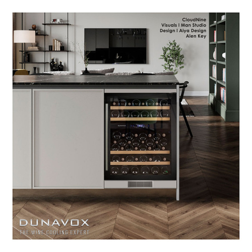 Винный шкаф Dunavox DX-53.130DBK/DP фото 3