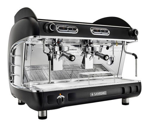 Кофемашина Sanremo Verona SAP 2 (черная, высокие группы)