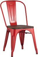 Стул TOLIX WOOD красный глянцевый