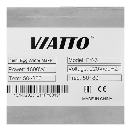 Вафельница VIATTO FY-6 фото 8