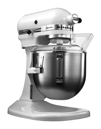 Миксер планетарный KitchenAid 5KPM5EWH белый фото 4