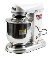 Миксер планетарный Dukers RM5 7 л 380×240×405 мм белый, нерж. сталь