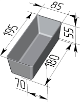 Форма хлебная Л14
