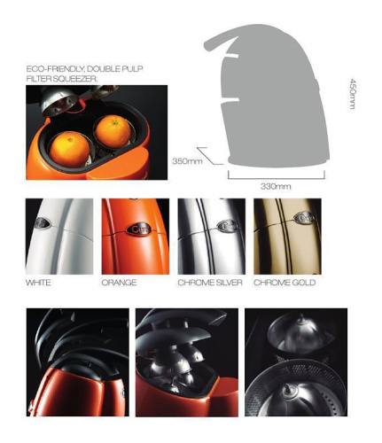 Соковыжималка для цитрусовых Cunill Acid 2 Evolution Orange фото 5