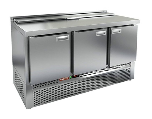 Стол для салатов HICOLD SLE2-111GN (1/6) с крышкой фото 2