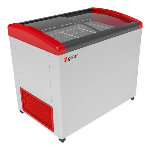 Ларь морозильный Frostor GELLAR FG 375 E красный (R290)