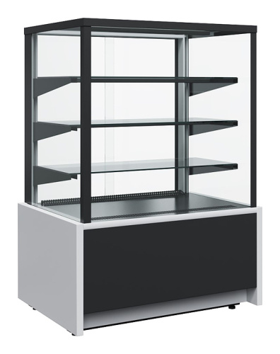 Витрина для шоколада Carboma KC70 VH 0,9-1 Light Техно (9006-9005, черная)
