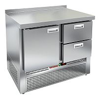 Стол холодильный HICOLD GNE 12/TN с бортом