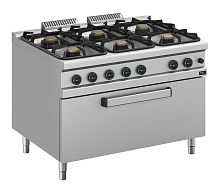 Плита газовая Apach Cook Line APRG-129FM/PL