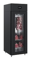 Шкаф холодильный POLAIR CS107-Meat стеклянная дверь, черный, тип 1