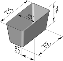 Форма хлебная Л6