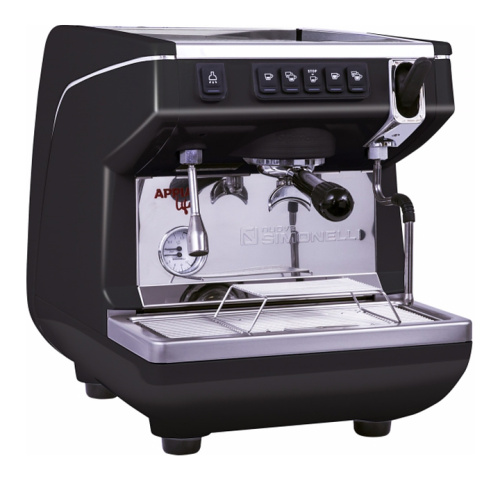 Кофемашина Nuova Simonelli Appia Life 1Gr V черная, высокая группа, автомат
