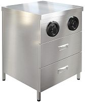 Стол-тумба с диспенсерами для стаканов Restoinox СПЗЯ2Д-6/6-Б