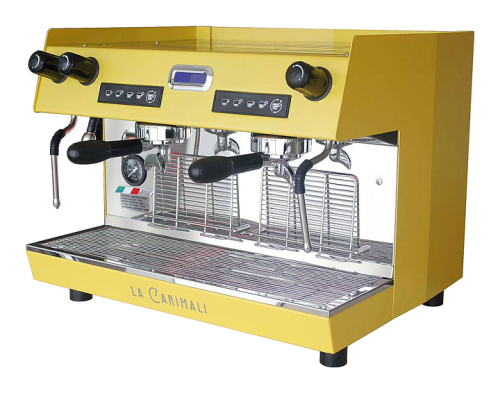 Кофемашина Carimali Nimble NI-E02-H-02 2 Gr высокие группы, желтая фото 2