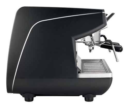 Кофемашина Nuova Simonelli Appia Life 2Gr S черная, высокие группы, экономайзер, полуавтомат фото 2