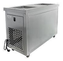 Фризер для жареного мороженого Foodatlas KCB-2F (стол для топпингов)