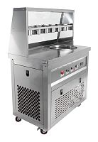 Фризер для жареного мороженого Foodatlas KCB-1Y (контейнеры, стол для топпингов, система контроля температуры)