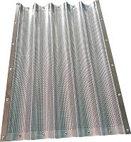 Лист для выпечки багета Gastromix 600х400х43 5 волн перф.