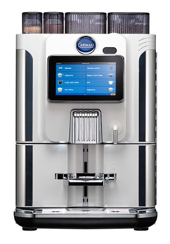 Кофемашина Carimali BlueDot Plus BDPL-00-01-03-NW (1 бункер для зерна + 3 бункера для порошков + сброс отходов под прилавок) фото 2