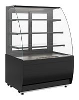 Витрина кондитерская Carboma K70 VM 1,3-2 Standard версия 2.0 открытая (Techno 9005)