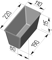 Форма хлебная Л7