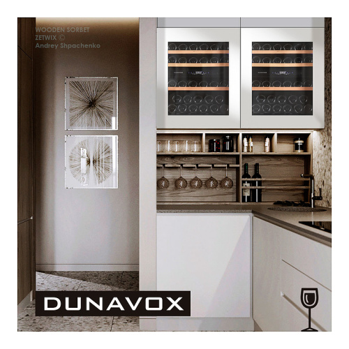 Винный шкаф Dunavox DAV-32.81DW.TO фото 3