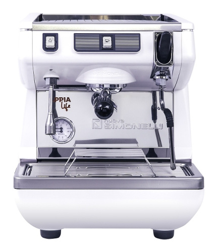 Кофемашина Nuova Simonelli Appia Life 1Gr S белая, высокая группа, полуавтомат фото 2