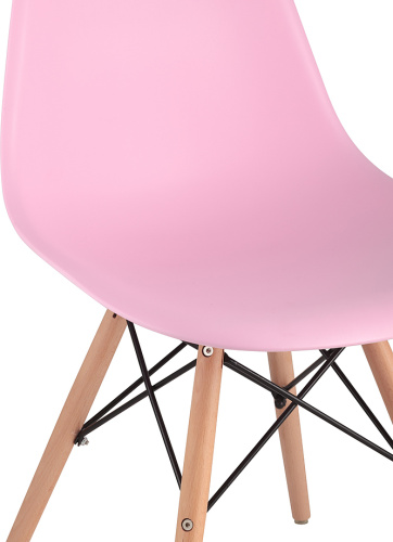 Стул DSW розовый фото 3