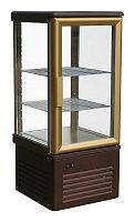 Витрина кондитерская Carboma D4 VM 120-1 (R120C, коричнево-золотой)