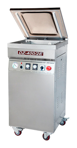 Упаковщик вакуумный Hualian DZQ-400/2E с опцией газонаполнения (нерж. сталь) фото 2