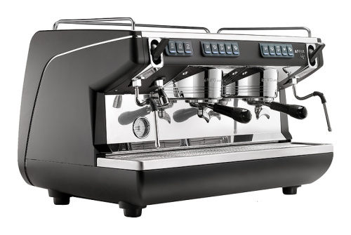 Кофемашина Nuova Simonelli Appia Life 2Gr V черная, высокие группы, экономайзер, автомат